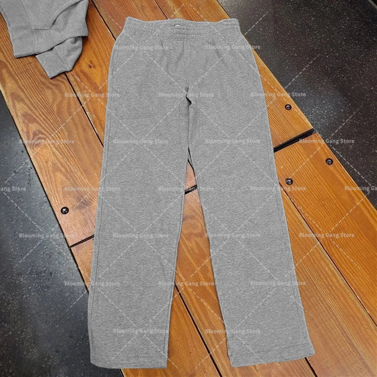 American Retro Casual Y2k Zip Up Hoodies Sweatpants Two-piece Suits Men Clothing Streetwear Gothic Joggers Couples Sweatshirts