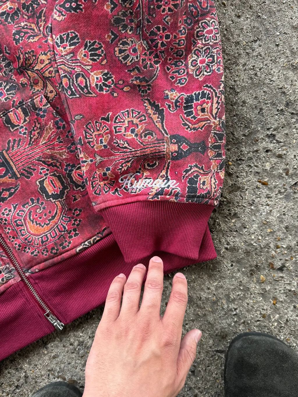 Vintage Hip Hop Graphic All Print Zipper Hoodie Streetwear Men Women Sports Washed Loose Coat Y2k Punk Couple Hoodie Sweatshirt