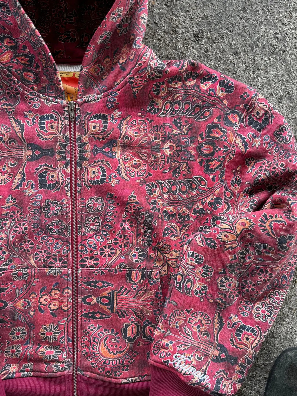 Vintage Hip Hop Graphic All Print Zipper Hoodie Streetwear Men Women Sports Washed Loose Coat Y2k Punk Couple Hoodie Sweatshirt