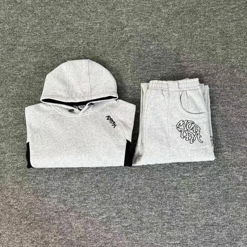 2025 High Street Mertra Tracksuit Set Embroidered Design Pullovers Hoodie and Trousers World Design Top Pants Outfit