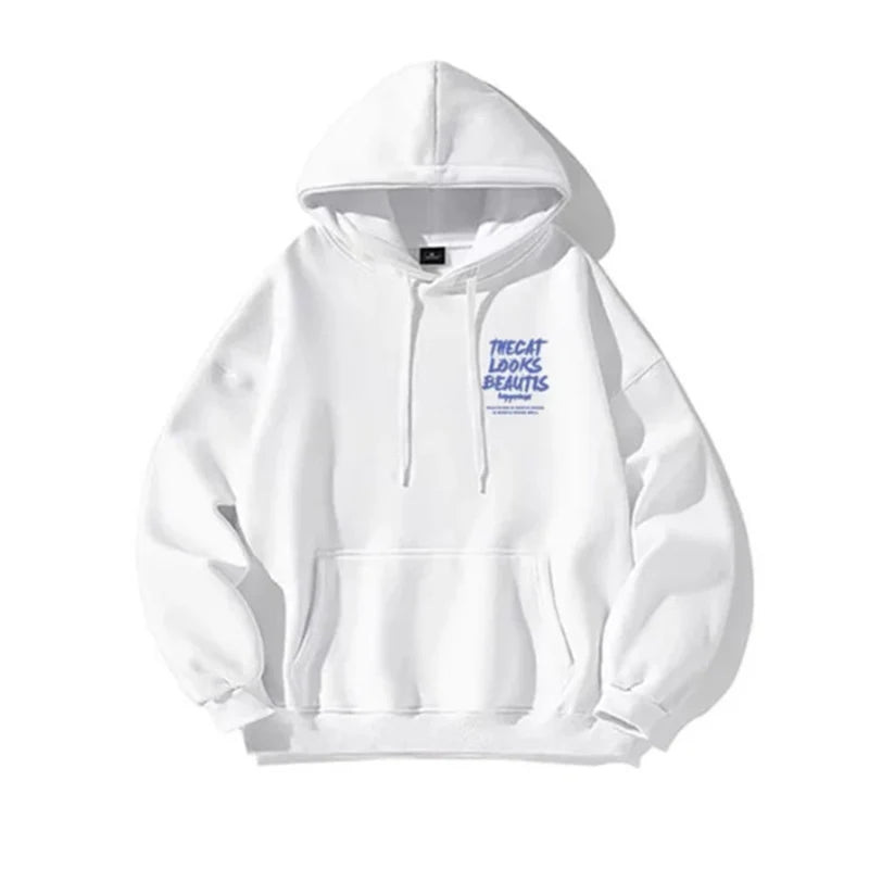 New Autumn Winter Leisure Street Clothing Hoodie Fashion Men's Comfortable Loose Hip Hop Street Clothing Y2K Pullover Hoodie